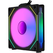  Вентилятор Lian Li Uni Fan SL-INF 120 Reverse Black /UF-RSLIN120-1B/ (G99.12RSLIN1B.R0) 120x120x25мм (PWM, ARGB, 200-2100 об/мин, 29dBa) 