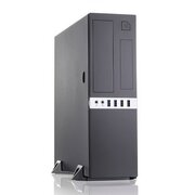  Корпус Foxline FL-203-GT-300 mATX case black, w/PSU TFX 300W 80+ bronze, w/2xUSB2.0+2xUSB3.0, w/pwr cord, w/ 8cm Fan 