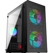  Корпус BLOODY BD-CC101, mATX, Mini-Tower, без БП, черный 