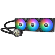  СВО Thermaltake TH420 V2 Ultra ARGB (CL-W386-PL14SW-A) Soc-AM5/AM4/1151/1200/1700 черный 4-pin 34.7dB Al+Cu LCD Ret 