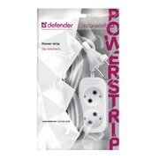  Сетевой удлинитель Defender B220 (99272) 5м, белый 
