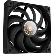  Вентилятор DEEPCOOL FT12 120x120x25мм (PWM, White LED, черный, 500-2150об/мин) Color BOX 