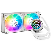  СВО Valkyrie Jarn 240 ARGB White (HW C240W) / 2x120mm ARGB fans, 700-1850RPM, 75CFM, 34dBA, 250W TDP 