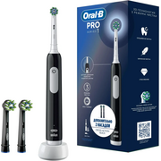  Электрическая зубная щетка Oral-B Vitality Pro 80813151 насадки 2шт, черный 