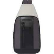  Рюкзак слинг Piquadro Brief2 Special CA4536BR2S/GRN серый нейлон 