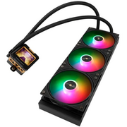  СВО Thermalright Frozen Warframe 360 ARGB (F-WFRAME-360-BL-ARGB) Soc-AM5/AM4/1200/1700/1851 черный 4-pin 29.8dB Al LCD Ret 