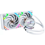  СВО Valkyrie Dragonfang 240 White (HW GL240W) / 2x120mm ARGB fans, 800-2150RPM, 80CFM, 29dBA, 250W TDP 