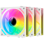  Комплект вентиляторов (3шт) XASTRA FS120W ARGB triple pack 120x120x25мм (PWM, ARGB, Infinity lighting effect., Daisy-chain соединение, 800-2000 rpm) 