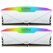  ОЗУ Apacer Nox RGB White (AH4U32G32C28YNWAA-2) 32GB DDR4 3200 DIMM Aura2 w/HS RP-K2 Kit (2x16GB), 1.35V, 1024x8 