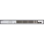  Коммутатор неуправляемый Origo OS2228P/370W OS2228P/370W/B1A (L2) 26x1Гбит/с 2SFP 24PoE+ 370W 
