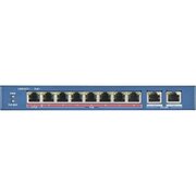  Коммутатор неуправляемый Hikvision DS-3E0310P-E/M 8x100Мбит/с 1x1Гбит/с 8PoE+ 60W 