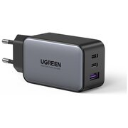  СЗУ Ugreen CD244 (10335) Nexode USB-A+2*USB-C 65W GaN Tech Fast Charger EU grey 