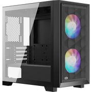  Корпус PcCooler C3D310 BK ARGB без БП, Tempered Glass Mid Tower, Black, ABS, TG, SPCC, 2x120mm mATX, ITX 165/350/200mm 