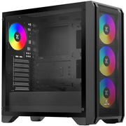  Корпус XASTRA A500 4ARGB Black (A500-BK-FC120ARGB-4F-GL) ATX/Mesh/ tempered glass / 4x 120mm FC120-ARGB PWM fans 