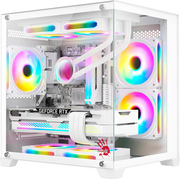  Корпус BLOODY BD-CC105 (BD-CC105-WH), mATX, Midi-Tower, без БП, белый 