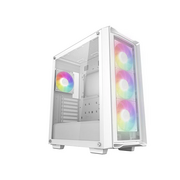  Корпус Deepcool CC560 Mesh V2 WH без БП, боковое окно (закаленное стекло), 3x120мм ARGB LED вентилятор спереди и 1x120мм ARGB LED вентилятор сзади 