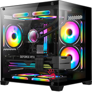  Корпус BLOODY BD-CC105 (BD-CC105-BK) mATX, Midi-Tower, без БП, черный 
