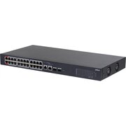  Коммутатор управляемый Dahua DH-CS4226-24ET-375 (L2) 24x100Мбит/с 2xКомбо(1000BASE-T/SFP) 2SFP 24PoE 375W 