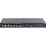  Коммутатор неуправляемый Dahua DH-S3226-24ET-240 (L2) 24x100Мбит/с 2xКомбо(1000BASE-T/SFP) 2SFP 24PoE 