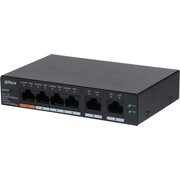  Коммутатор управляемый Dahua DH-CS4006-4GT-60 (L2) 4x1Гбит/с 2xКомбо(1000BASE-T/SFP) 60W 