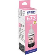 Чернила Epson 673 C13T673698 (аналог C13T67364A) светло-пурпурный 70мл для Epson L800/L810/L850/L1800 