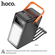  Аккумулятор внешний резервный HOCO DB120 Prometheus 22.5W fully compatible power bank 120000mAh черный 