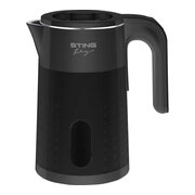  Электрочайник STINGRAY ST-KT3010A (42582) черный металлический 