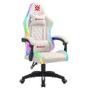  Кресло игровое Defender Energy RGB (64557) белый 