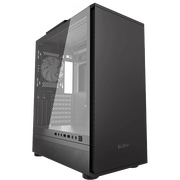  Корпус PcCooler IE200 BK, без БП, Tempered Glass Full Tower, Black, TG, SPCC, 1x120mm ARGB E-ATX, ATX, mITX 180/380/220mm 4x2.5", 2x3.5", 