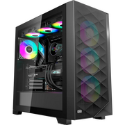 Корпус PcCooler C3D510 BK ARGB без БП, Tempered Glass Full Tower, Black, TG, 0.7 SPCC, 3x120mm E-ATX, ATX, mITX 170/390/410mm 2x2.5", 7xPCI 