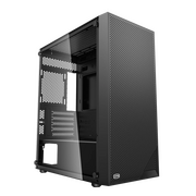  Корпус PCCOOLER C3B310 BK, Mesh Mid Tower, Black, TG, no fans mATX, mITX 1x2.5", 2x3.5", 5xPCI (без БП) 