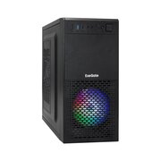 Корпус ExeGate mEVO-7807-XP500 EX296390RUS Minitower (mATX, БП XP500 с вент. 12см, 1*USB+1*USB3.0, черный, 1 вент. 12см с RGB подсветкой) 