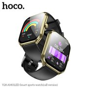  Smart-часы HOCO Y28 AMOLED Smart sports watch call version черный 
