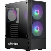 Корпус Montech X2 Mesh Black (X2MESHB) / ATX / 2x140mm, 1x120mm FRGB fans 