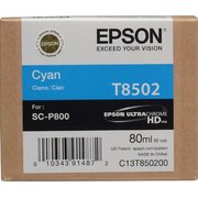  Картридж Epson C13T850200 T850 SC-P800 Cyan T850200 UltraChrome HD ink 80ml 