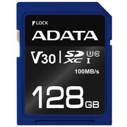  Карта памяти A-DATA ASDX128GUI3V30S-R 128GB SDXC Class 10 UHS-I U3 V30S 100/85 MB/s 
