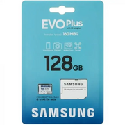  Карта памяти Samsung Evo Plus (MB-MC128SA/APC) microSDXC 128GB Class 10, A2, V30, UHS-I, W 90 МБ/с, R 160 МБ/с, адаптер на SD 