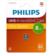  Карта памяти PHILIPS FM08MD55B/97 8GB High Speed microSDHC Class 10 80MB/s 