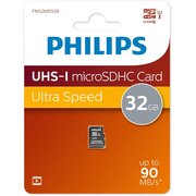 Карта памяти PHILIPS FM32MD55B/97 32GB High Speed microSDHC Class 10 90MB/s 