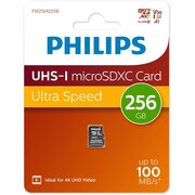  Карта памяти PHILIPS FM25MD55B/97 256GB High Speed microSDHC Class UHS-I U3, V30, A1, 100MB/s 
