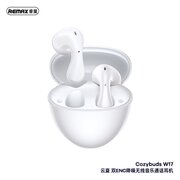  Наушники bluetooth REMAX W17 Yunhia Series Dual ENC Wireless Earbuds for Music & Call CozyBuds белый 