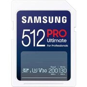  Карта памяти Samsung Pro Ultimate (MB-SY512S/WW) SDXC 512GB , W130МБ/с R200МБ/с 