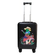  Дорожный чемодан LATS 707 Лягушки, черный 