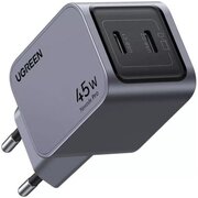  СЗУ UGREEN X707 (35008) Nexode Pro 45W USB-C+USB-C GaN Fast Charger Space Gray 