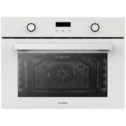  Духовой шкаф Hyundai HEO 64512 WG стекло белое 