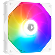  Вентилятор ID-COOLING TF-12025-Pro ARGB Reverse White 120x120x25мм (PWM, резиновые углы, белый, ARGB, 500-1800об/мин) Box 