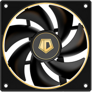  Вентилятор ID-COOLING AF-127-GDL 120x120x27мм (PWM, резиновые углы, черный, 500-2000об/мин) Box 