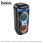  Портативная колонка HOCO HA13 Max Ramon outdoor BT speaker с двумя микрофонами черный 