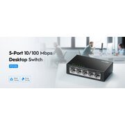  Коммутатор неуправляемый Cudy FS105 (L2) 5x100Мбит/с 