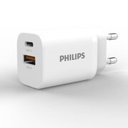  СЗУ Philips DLP5331CW/74 1 разъем USB-C + 1 разъем USB-A 240Вт 1.5A белый 
